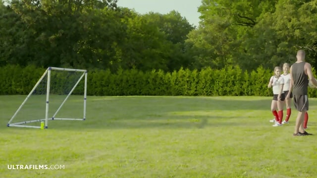 Teen Soccer Squad Strips For Coach In Epic Foursome Blowjob POV