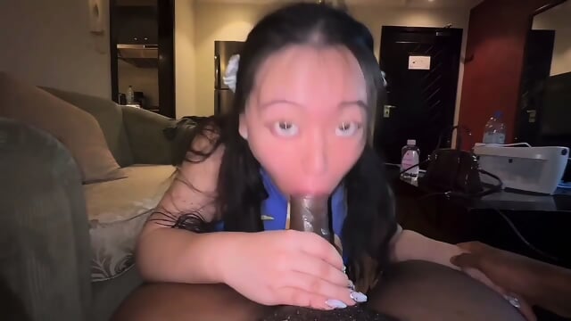Asian Cosplayer Has A Bubble Butt backdrop